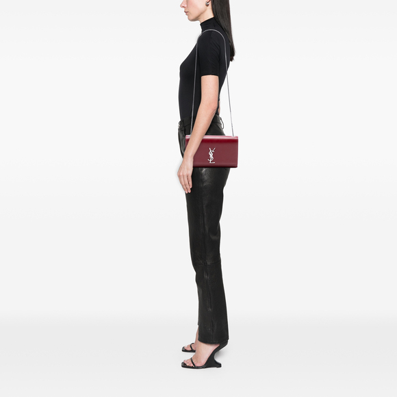 Pre-Loved Saint Laurent Medium Grain De Poudre Monogram Kate Crossbody - Picture 7 of 7